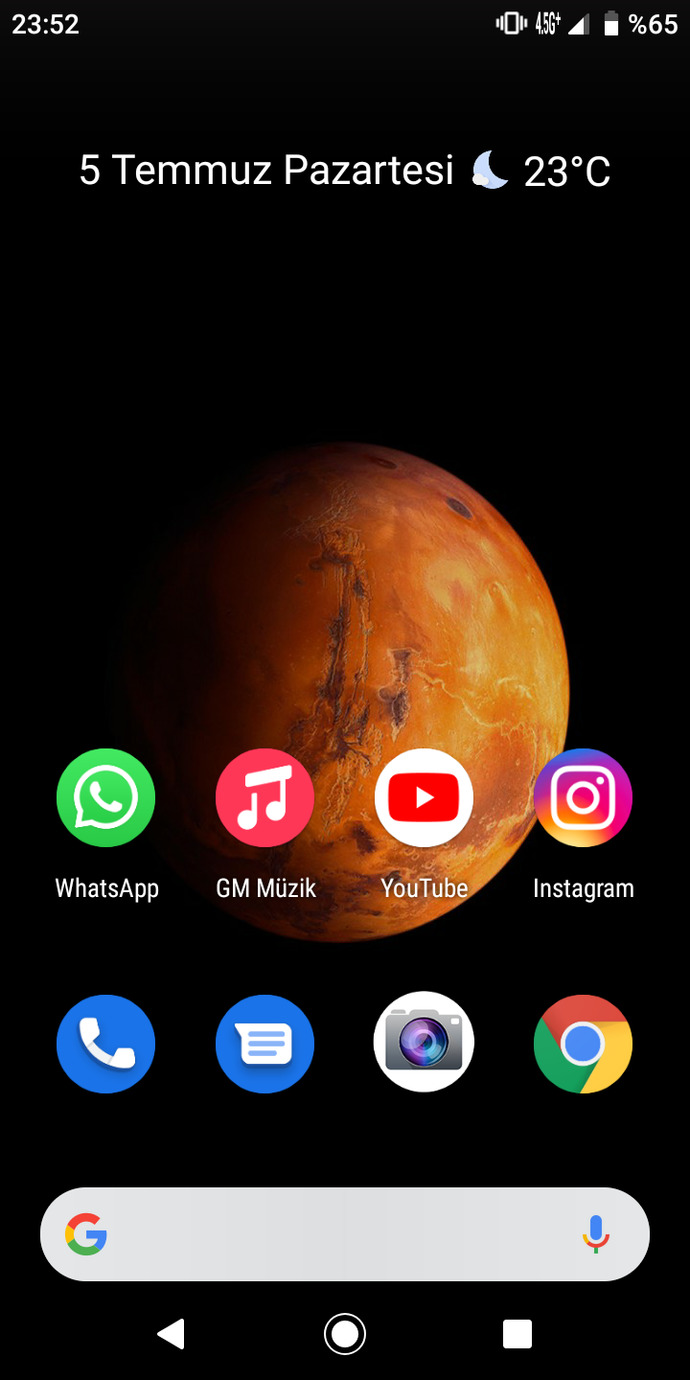 Ekranınızda ne var?