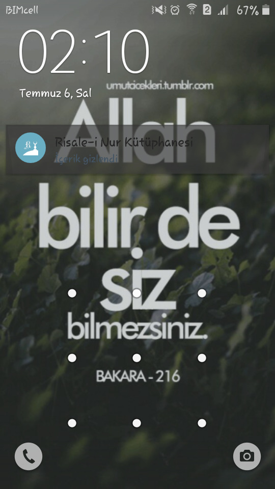 Ekranınızda ne var?
