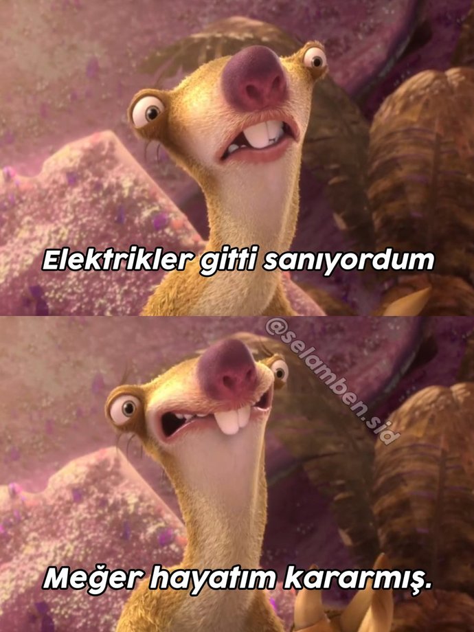 Buz Devri filmi Sid karakterinin en sevdiğiniz repliği hangisi?