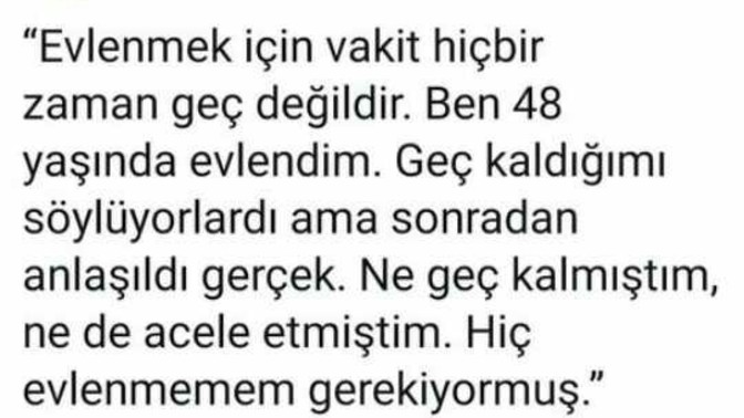 Evliliğe geç kaldığınızı düşünüyor musunuz?