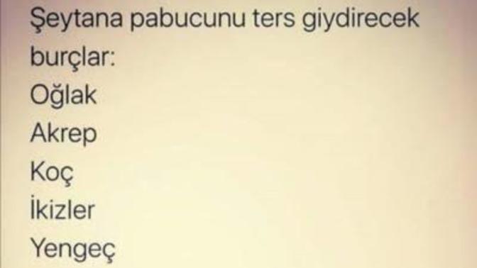 Burcuna göre hangisisin? Şeytan mısın Melek mi?