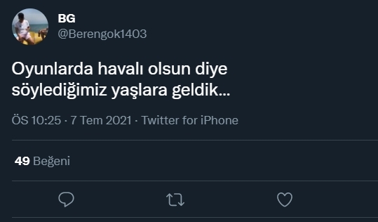 Oyunlarda yaşını fazla söyler miydin?