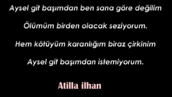 Şiir sever misiniz? En sevdiğiniz şiirden bişeyler yazar mısınız?