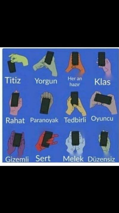 Siz Telefonu Nasıl Tutuyorsunuz?