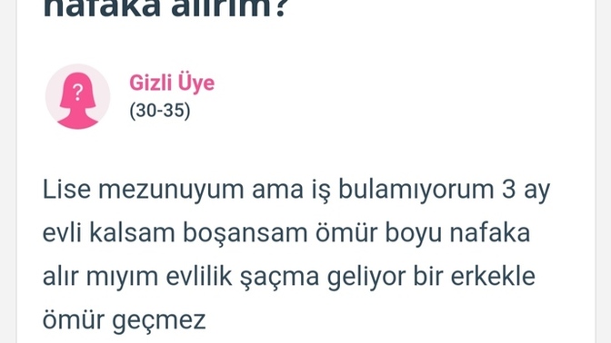 Nafaka için evlenmek te mantık evliliğine dahil midir?
