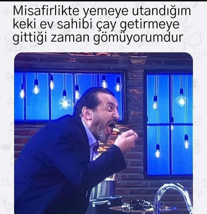 Misafirlikte yemek yemeye utanır mısınız?