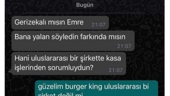 Sevgiliniz mesleği konusunda yalan söyleseydi tepkiniz ne olurdu?