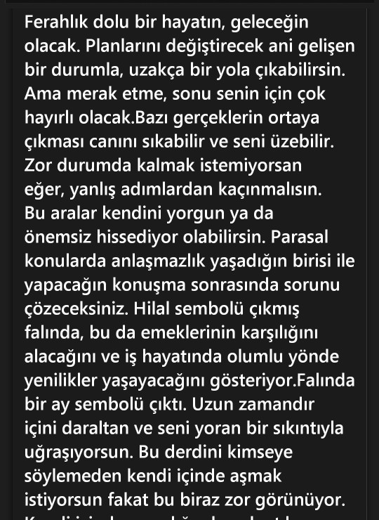 Fal yorumlarını önemser misiniz, benim falımda ne anlatılmak isteniyor?