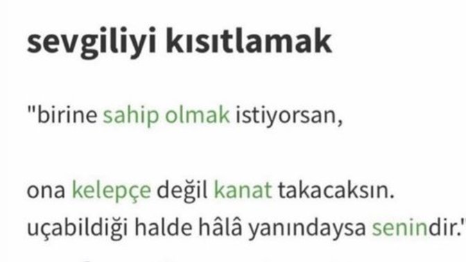 Sevdiğine kelepçe takan mısın yoksa kanat takan mı? 🤔?