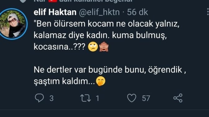 "Ben ölürsem kocam ne yapacak yalnız başına?" diyerek kuma bulacak kadar ince düşünceli, çok seven hatunu nerde bulabilirim?