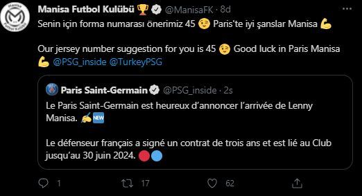 PSG, Manisayı transfer ettiğini açıkladı! Sosyal medyada esprilere konu olan bu transfer hakkında ne düşünüyorsunuz?