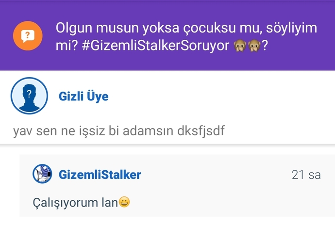 Bu yorumlara kızmam gerekirken güldürüyor beni😀😀