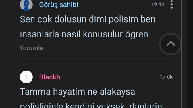 Simdi bu tehdit degil mi?