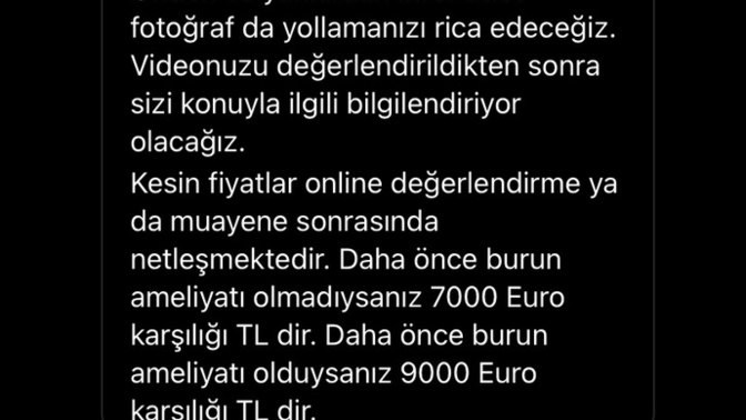 Karşılığı derken?