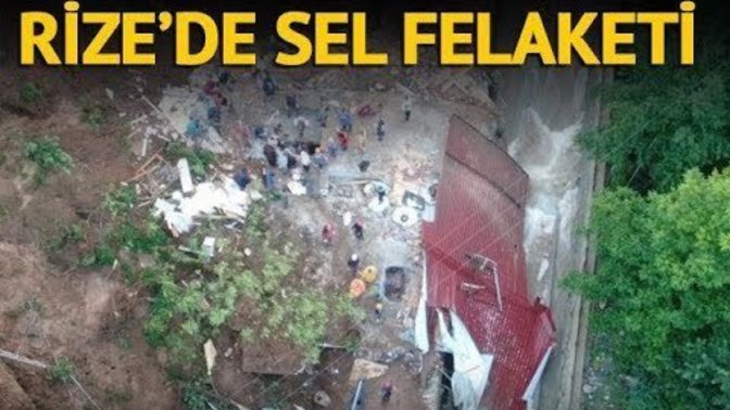 Rize'de sel felaketi! Sizin haberiniz oldu mu?