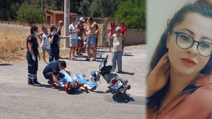 Motosiklet sürerken Öldürülen Kadın?