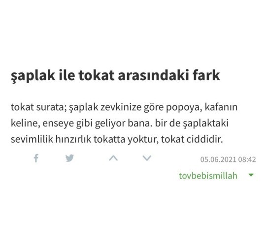 Hiç sevgilinden tokat yedin mi?