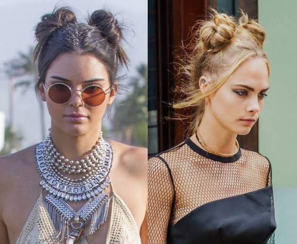Çift topuz saç modeli size yakışır mı?