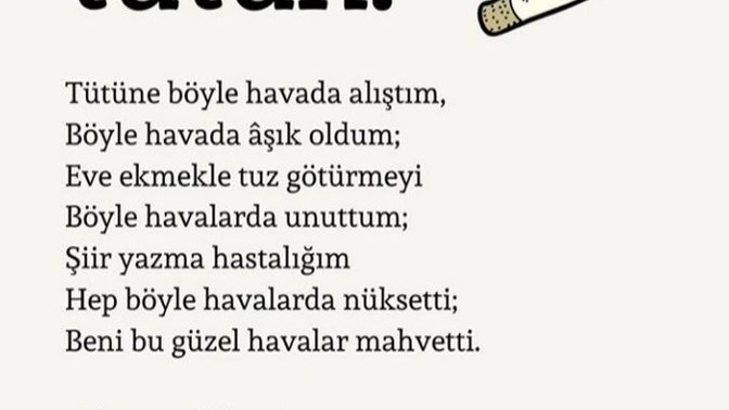 En sevdiğiniz şiiri ya da ondan bir mısra bırakır mısınız?
