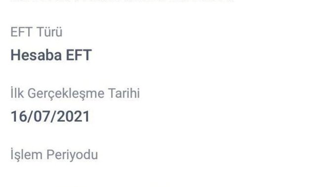 Dün EFT ile gönderilen bu miktar hala hesabıma düşmedi, nedenini bilen var mi?