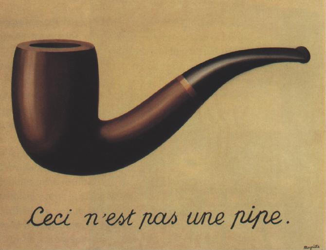 Rene Magritte "Bu bir pipo değildir"