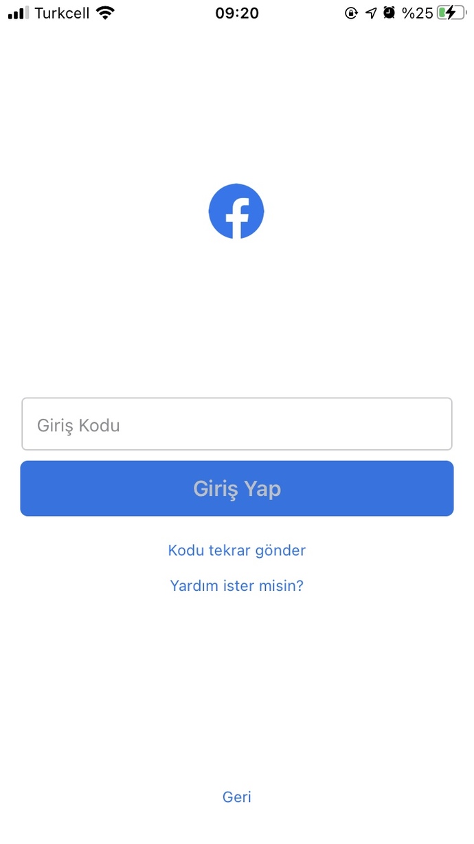Facebook kodmatik sorunu?