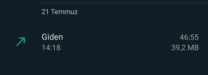 WhatsApp görüntülü arama tahminen kaç mb harcar?