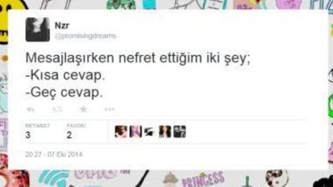 Sürekli mesajlarınıza geç cevap veren Sevgiliniz/Flörtünüz hakkında ne düşünürsünüz?
