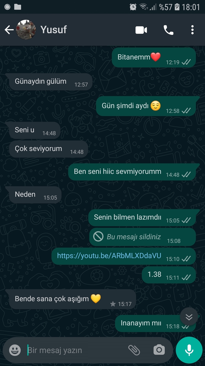 Sizce sorun bende mi onda mı?