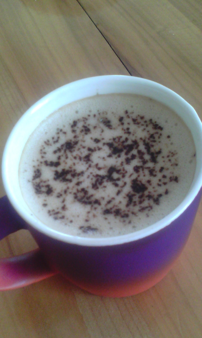 Çikolata parçacıklı cappuccino sever misiniz?