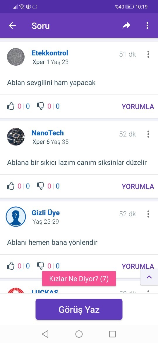 İsyan etmek istediğiniz bir konu var mı?