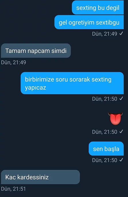 Sexting yapmak sizi etkiler mi?