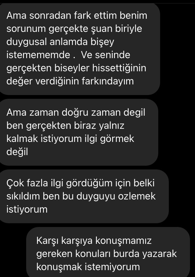 Benle böyle konuşan biri için daha ne yapabilirim sizce yoksa bi şey olmaz mı artık?