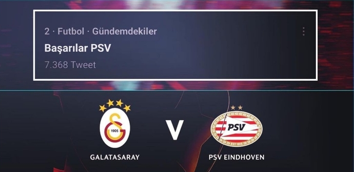 Twitterda Başarılar PSV kavgası! Bazı Beşiktaş ve Fenerbahçe taraftarları, Twitterda PSVyi destekliyor, ne düşünüyorsunuz?