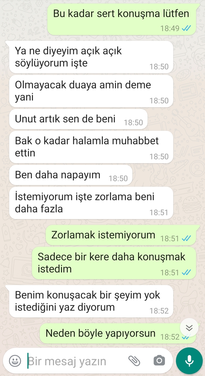 Beni böyle aşağıladı, sonra gizli numaralardan aramaya başladı. Sizce neden olabilir?