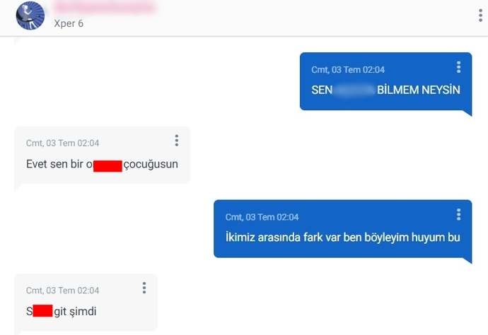 Bu küfrü savcılığa iletmeyi düşünüyorum haklı mıyım?