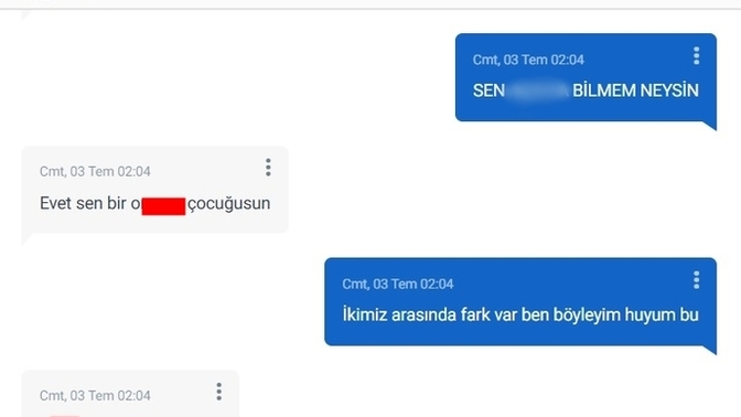 Bu küfrü savcılığa iletmeyi düşünüyorum haklı mıyım?