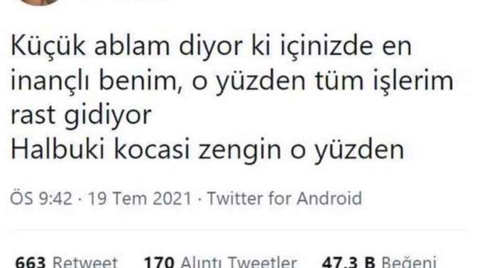 Sizin tüm işleriniz rast gidiyor mu?