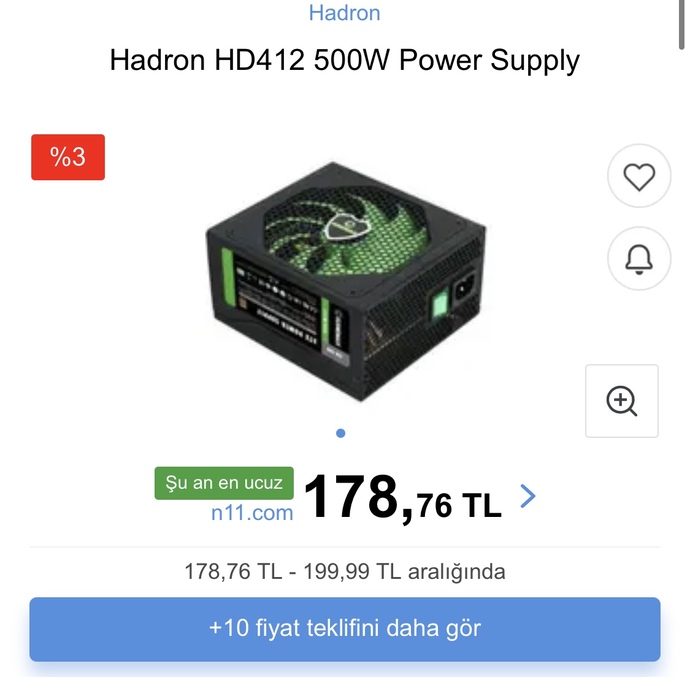Bu güç kaynağını 30 tlye aldım sizce oyun bilgisayarı için kötü mü?