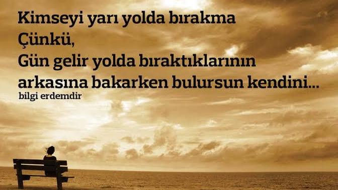 Genelde yarı yolda bırakılan taraf mısınız, yarı yolda bırakan mı?