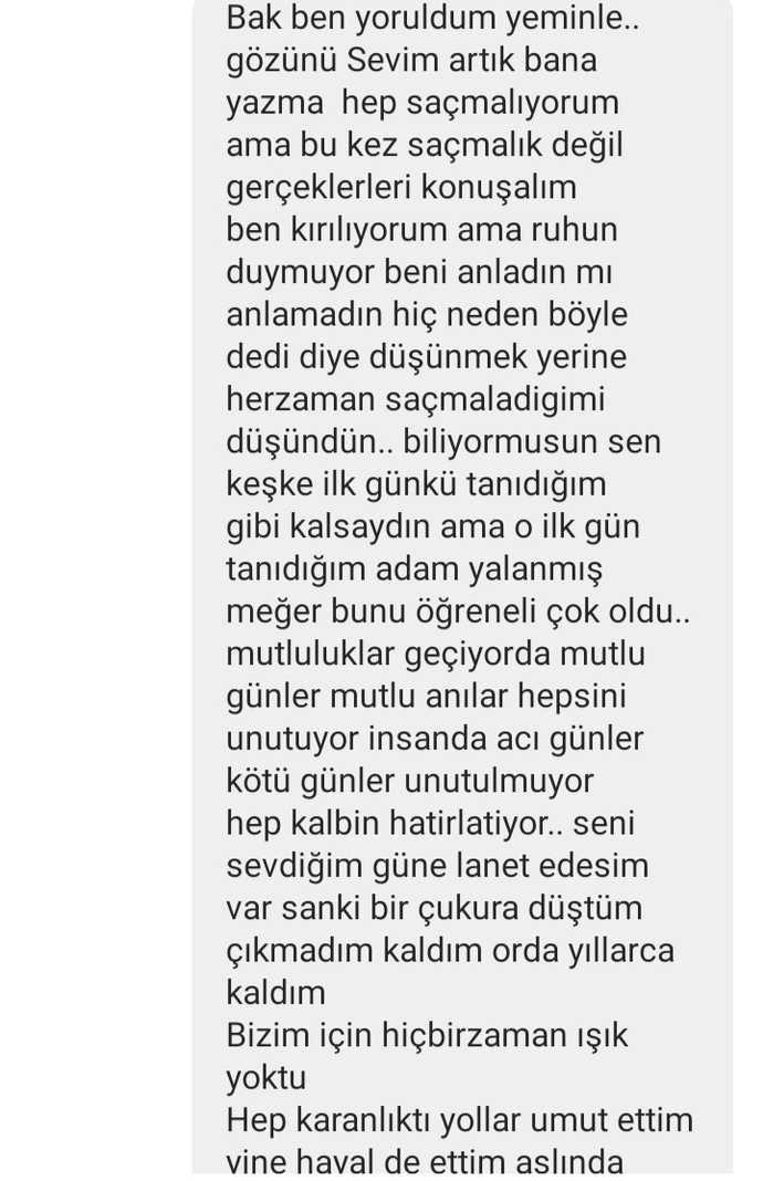 Evli olduğunu bilerek sevmek herşeye rağmen ssvmek 💔 çok canım acıyor ona veda ettim?