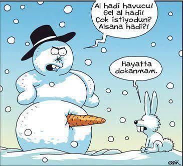 Hadi biraz gülelim en sevdiğiniz karikatür, fıkra, caps, komik söz, diyalog paylaşır mısınız?