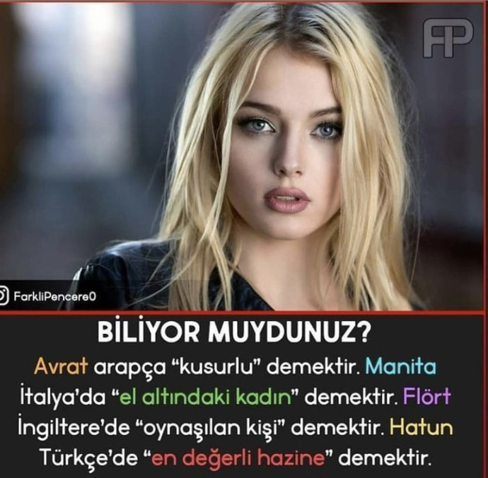 Kadınlar hakkında bu detaylar için yorumlar alalım?