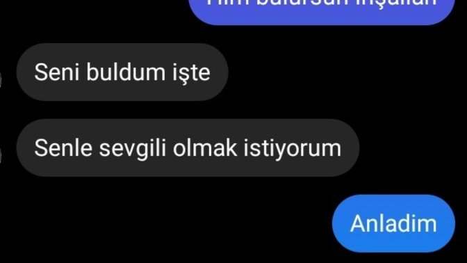 Hemen şimdi sevgili oluyum mu?