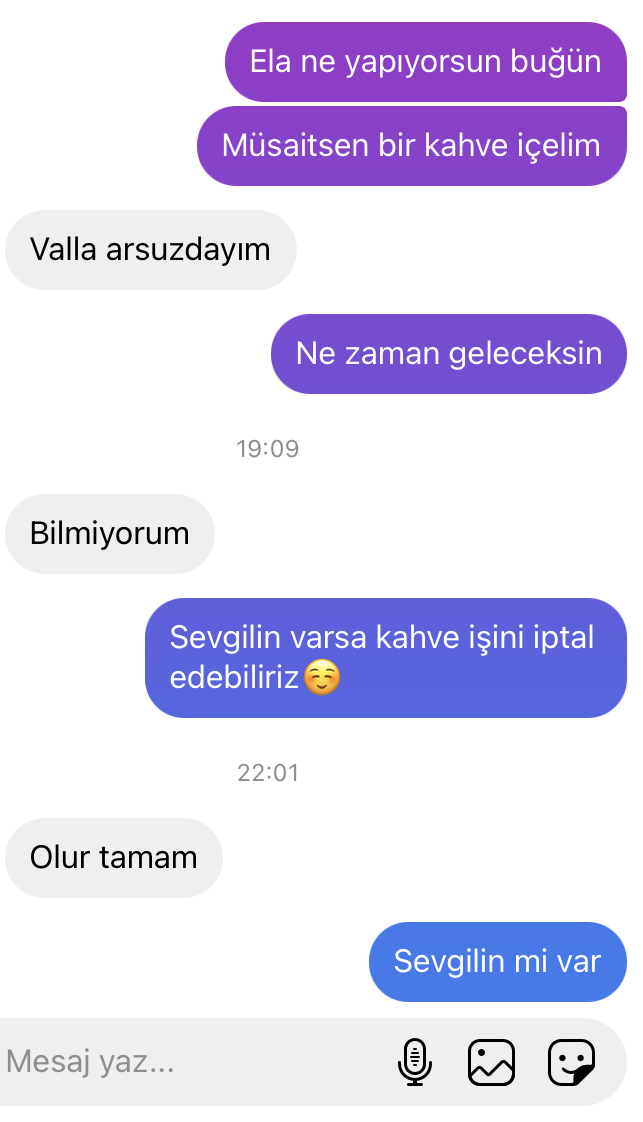 Bu kızın sevgilisi mi var?