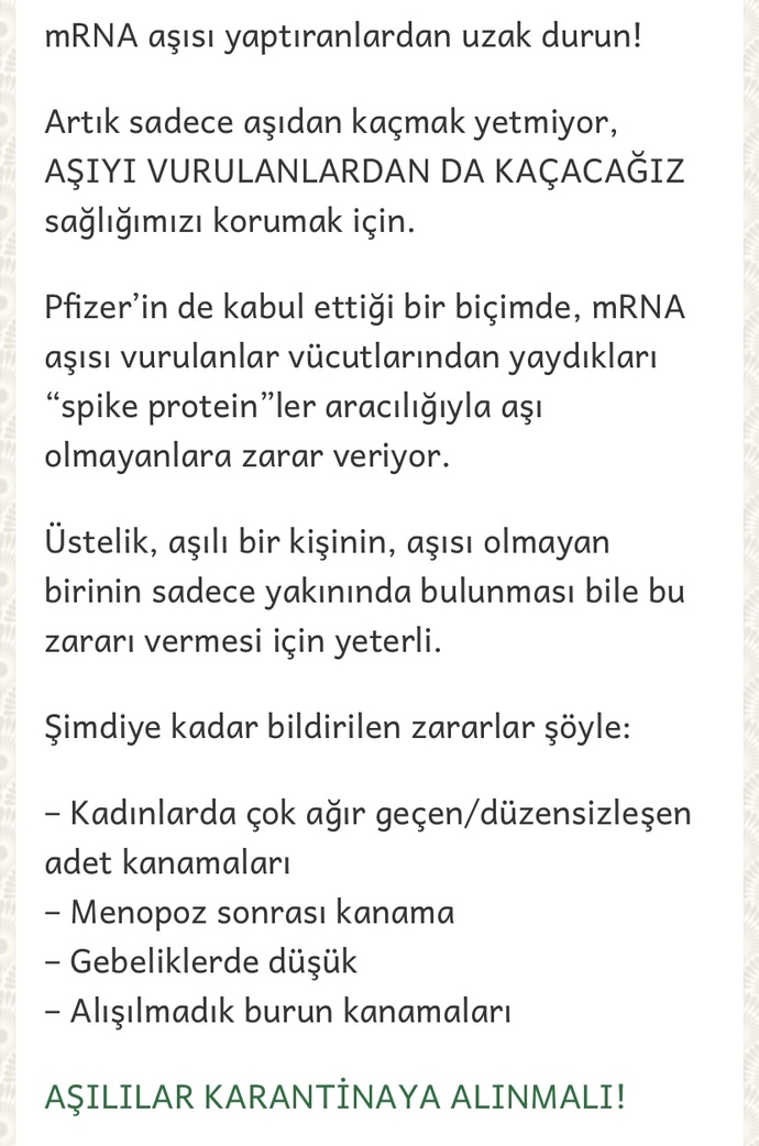 Covid 19 aşısı?