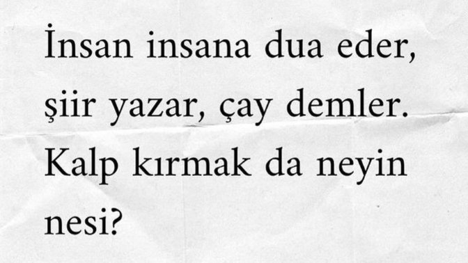 Kalp kırıyor musunuz?
