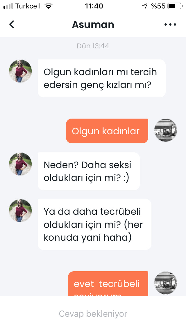 En son aldığınız mesaj ne?
