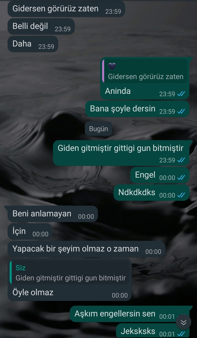 Sevgilime üniversite için şehir dışına çıkacağımı söyledim (eski sevgilimde o üniversitede ) gidersen biter dedi sizce kim haklı?