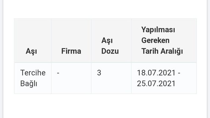 3. doz aşıyı olmam gereken tarih geçmiş, ne yapmalıyım?